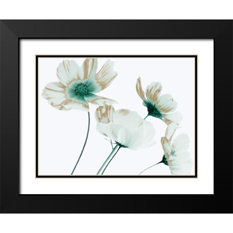 Jaded Metallic 1 Black Modern Wood Framed Art Print with Double Matting by Prime, Marcus