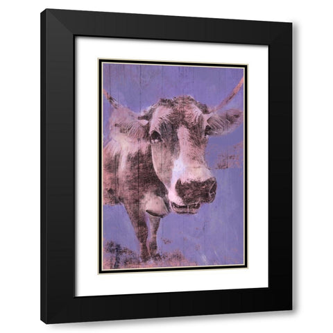 Barnyard Stare 2 Black Modern Wood Framed Art Print with Double Matting by Prime, Marcus