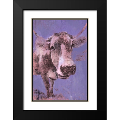Barnyard Stare 2 Black Modern Wood Framed Art Print with Double Matting by Prime, Marcus