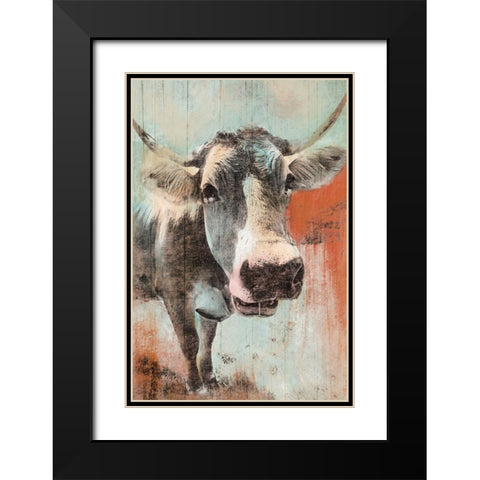 Barnyard Stare Black Modern Wood Framed Art Print with Double Matting by Prime, Marcus