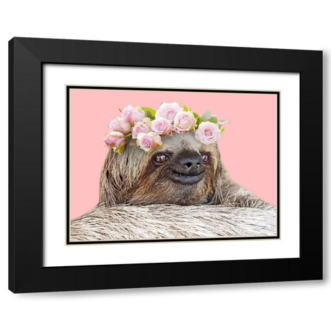 Slow Cutie 1 Black Modern Wood Framed Art Print with Double Matting by Prime, Marcus