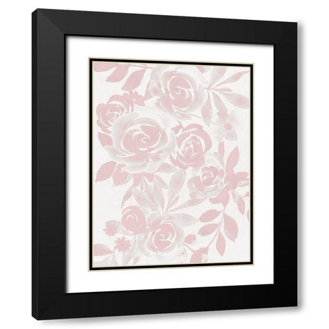 Soft Boho Touch 1 Black Modern Wood Framed Art Print with Double Matting by Prime, Marcus