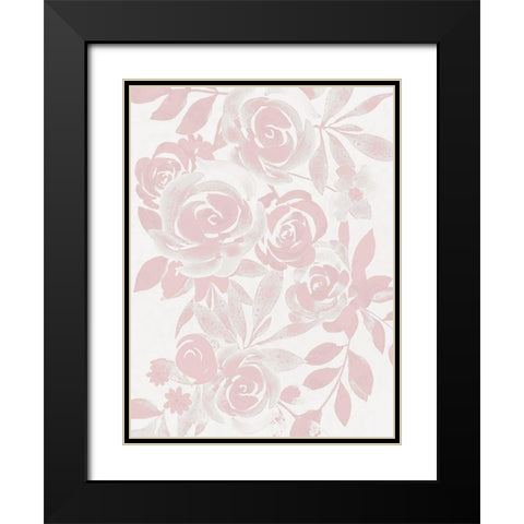 Soft Boho Touch 1 Black Modern Wood Framed Art Print with Double Matting by Prime, Marcus