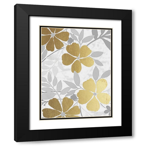 Golden Nature 3 Black Modern Wood Framed Art Print with Double Matting by Prime, Marcus
