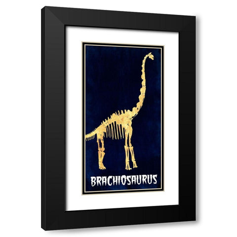 Golden Bones 3 Black Modern Wood Framed Art Print with Double Matting by Prime, Marcus