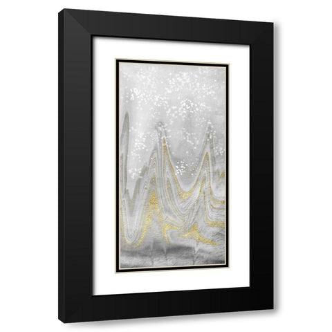 Shimmering Reality 1 Black Modern Wood Framed Art Print with Double Matting by Prime, Marcus