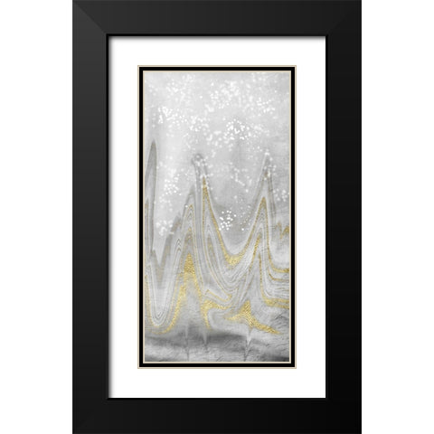 Shimmering Reality 1 Black Modern Wood Framed Art Print with Double Matting by Prime, Marcus