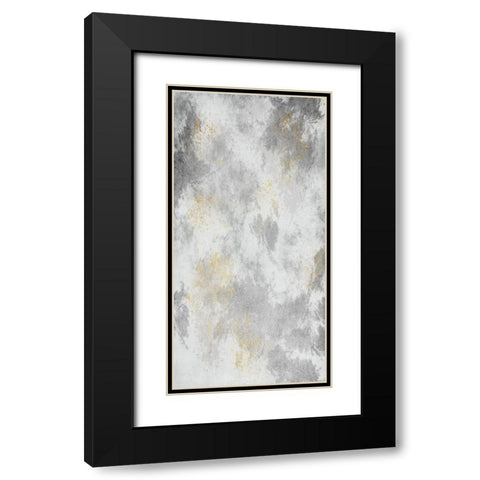 Admirable Marble Black Modern Wood Framed Art Print with Double Matting by Prime, Marcus