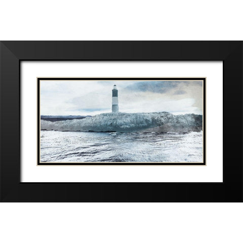 Dawn Over Breakage Black Modern Wood Framed Art Print with Double Matting by Prime, Marcus