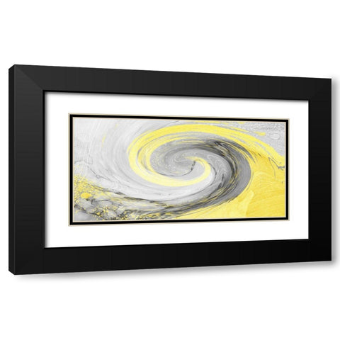 Sunshine Wave 1 Black Modern Wood Framed Art Print with Double Matting by Prime, Marcus