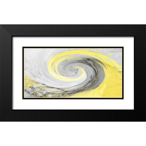 Sunshine Wave 1 Black Modern Wood Framed Art Print with Double Matting by Prime, Marcus