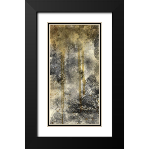 Industrial Splash 1 Black Modern Wood Framed Art Print with Double Matting by Prime, Marcus