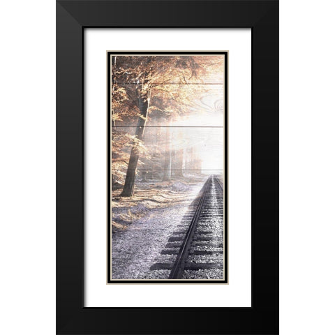 Railroad To Heaven Black Modern Wood Framed Art Print with Double Matting by Prime, Marcus