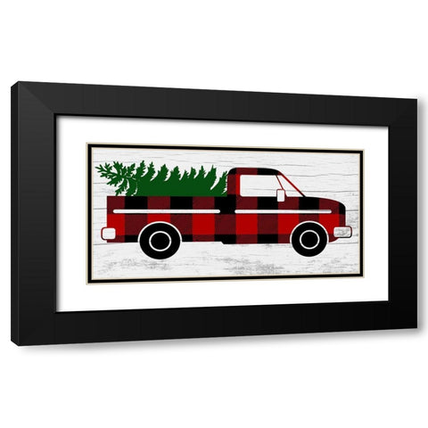 Christmas Delivery Black Modern Wood Framed Art Print with Double Matting by Prime, Marcus