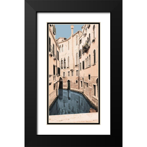 Beautiful Venice 1 Black Modern Wood Framed Art Print with Double Matting by Prime, Marcus
