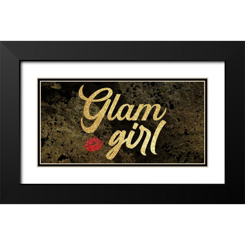 Glam Girl 2 Black Modern Wood Framed Art Print with Double Matting by Prime, Marcus
