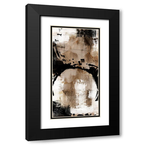 Golden Distressed 1 Black Modern Wood Framed Art Print with Double Matting by Prime, Marcus