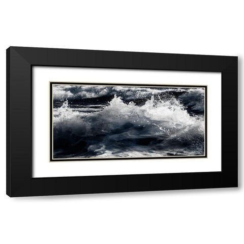 Broken Tide 1 Black Modern Wood Framed Art Print with Double Matting by Prime, Marcus
