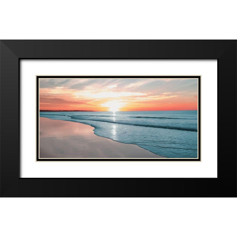 Relaxing Sunrise Black Modern Wood Framed Art Print with Double Matting by Prime, Marcus