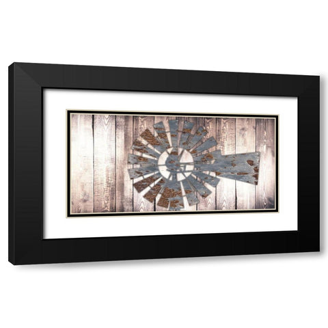 Rusty Windmill 2 Black Modern Wood Framed Art Print with Double Matting by Prime, Marcus