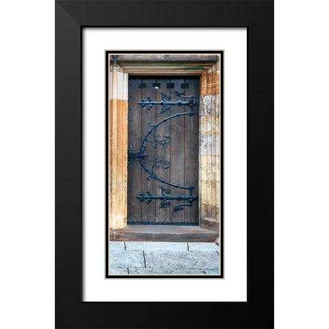 Opportunity Door 1 Black Modern Wood Framed Art Print with Double Matting by Prime, Marcus