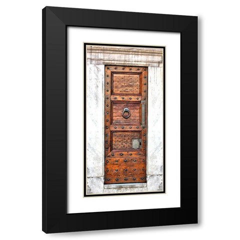 Welcoming Door Black Modern Wood Framed Art Print with Double Matting by Prime, Marcus
