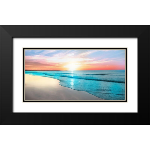 Marvelous Sunrise Black Modern Wood Framed Art Print with Double Matting by Prime, Marcus