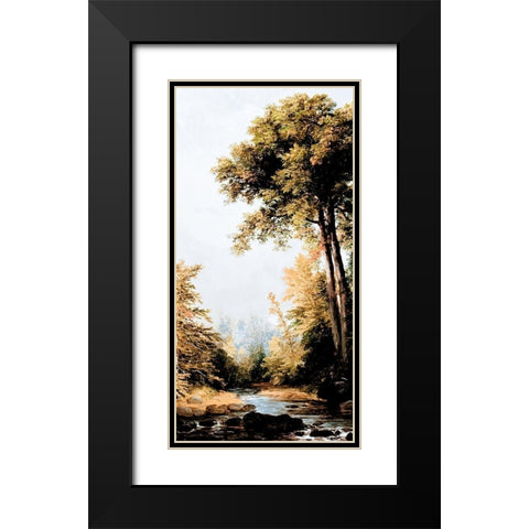 Hidden Creek Black Modern Wood Framed Art Print with Double Matting by Prime, Marcus