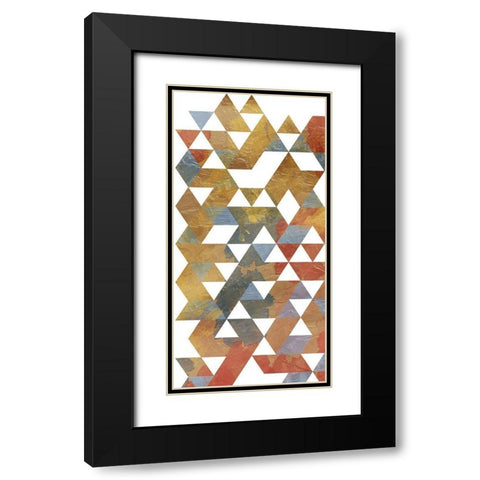 Geometric Principles Black Modern Wood Framed Art Print with Double Matting by Prime, Marcus