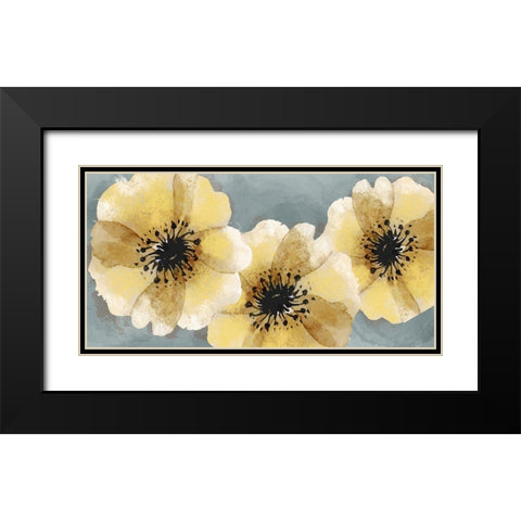Sunshine Trio 1 Black Modern Wood Framed Art Print with Double Matting by Prime, Marcus