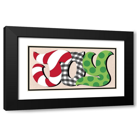 Wrapped Joy Black Modern Wood Framed Art Print with Double Matting by Prime, Marcus