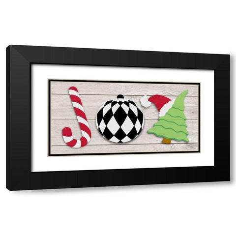 Seasonal Joy Black Modern Wood Framed Art Print with Double Matting by Prime, Marcus