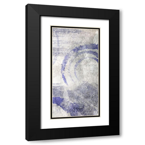 Vanishing Swirls 1 Black Modern Wood Framed Art Print with Double Matting by Prime, Marcus