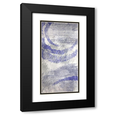 Vanishing Swirls 2 Black Modern Wood Framed Art Print with Double Matting by Prime, Marcus