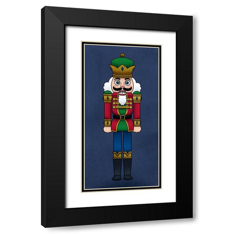 Nutcracker Prince Black Modern Wood Framed Art Print with Double Matting by Prime, Marcus