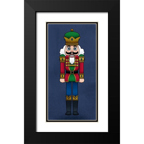 Nutcracker Prince Black Modern Wood Framed Art Print with Double Matting by Prime, Marcus
