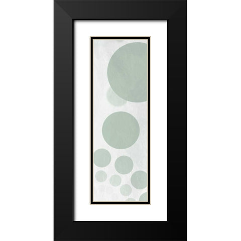 Avocado Shimmer Black Modern Wood Framed Art Print with Double Matting by Prime, Marcus
