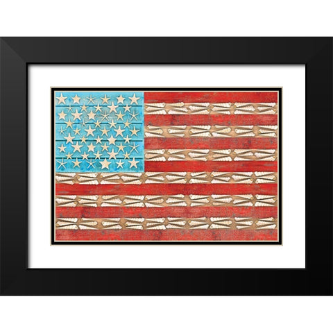 Shells 3 Black Modern Wood Framed Art Print with Double Matting by Miller, Savannah