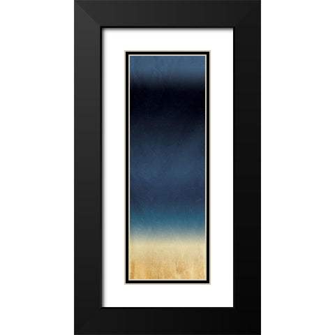 Midnight Gold Black Modern Wood Framed Art Print with Double Matting by Villa, Milli