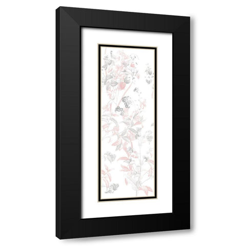 Blush In The Wind two Black Modern Wood Framed Art Print with Double Matting by Villa, Mlli