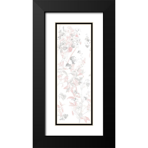 Blush In The Wind two Black Modern Wood Framed Art Print with Double Matting by Villa, Mlli