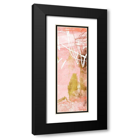 Blush Mess Mate Black Modern Wood Framed Art Print with Double Matting by Villa, Mlli
