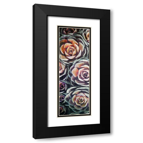 Fall Succulents Black Modern Wood Framed Art Print with Double Matting by Villa, Mlli
