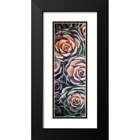 Fall Succulents Black Modern Wood Framed Art Print with Double Matting by Villa, Mlli