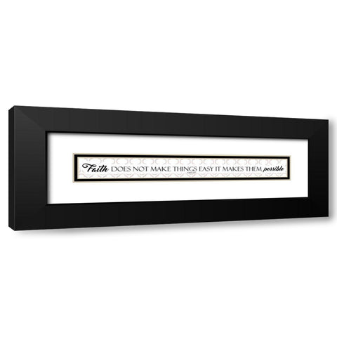 Makes Easy Black Modern Wood Framed Art Print with Double Matting by Villa, Mlli