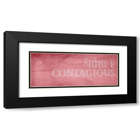 Kindness Black Modern Wood Framed Art Print with Double Matting by Villa, Mlli