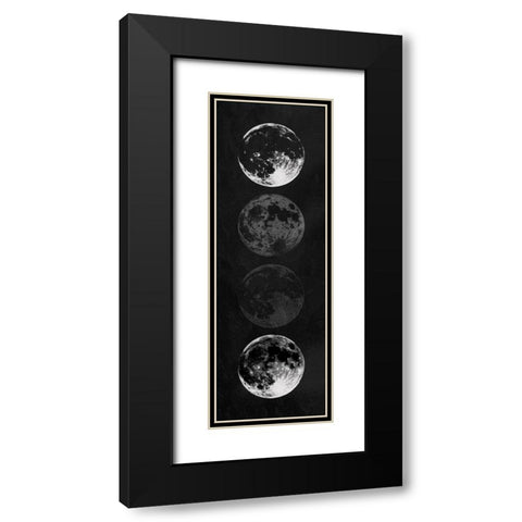 Moon Shade Reverse Black Modern Wood Framed Art Print with Double Matting by Villa, Mlli