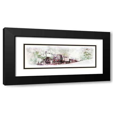 Traveling Through The Winter Black Modern Wood Framed Art Print with Double Matting by Villa, Milli