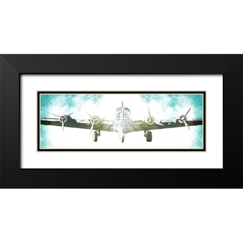 Time To Fly Black Modern Wood Framed Art Print with Double Matting by Villa, Milli