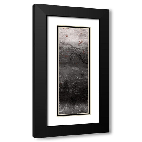 Stone Cold 3 Black Modern Wood Framed Art Print with Double Matting by Villa, Milli
